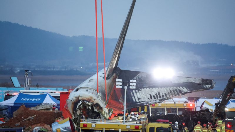 দক্ষিণ কোরিয়ায় বিধ্বস্ত বিমানের ব্ল্যাকবক্স পাঠানো হল যুক্তরাষ্ট্রে, নিহতদের পরিচয় শনাক্ত